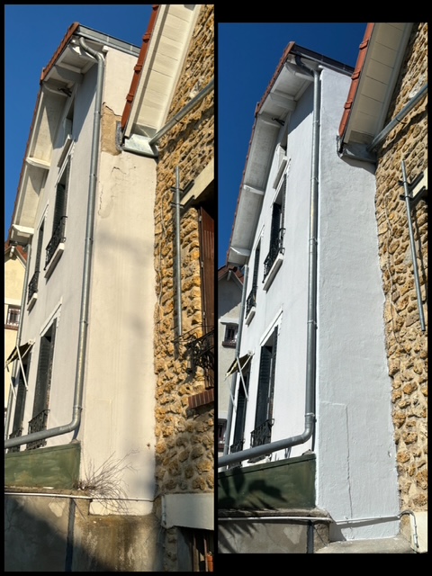 avant après rénovation façade