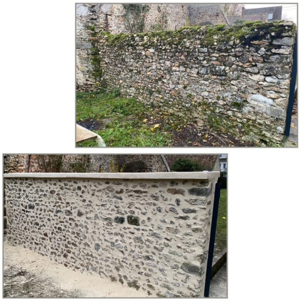 Restauration complète mur en pierre !