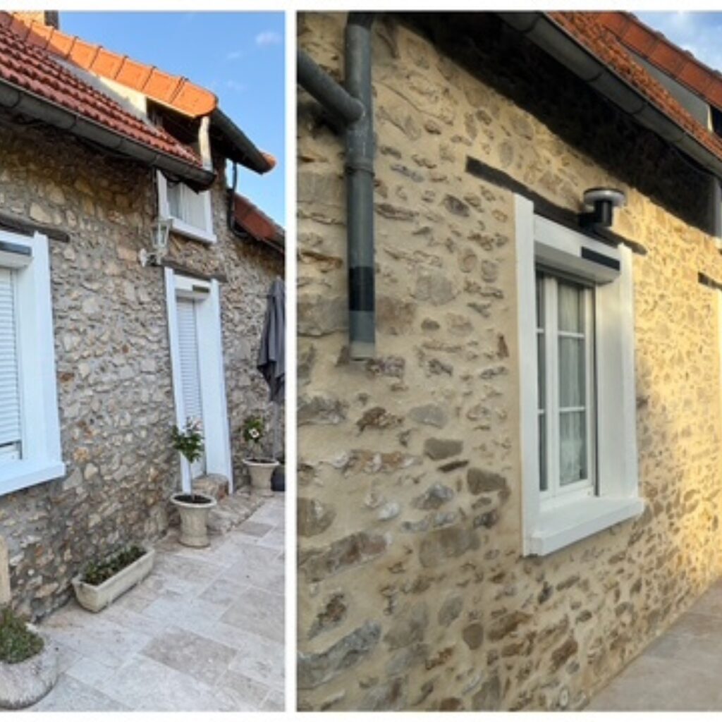 Rénovation façade en pierre !