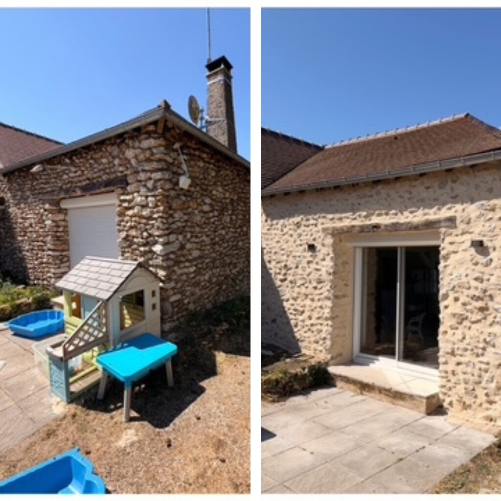 Transformation façade en pierre !