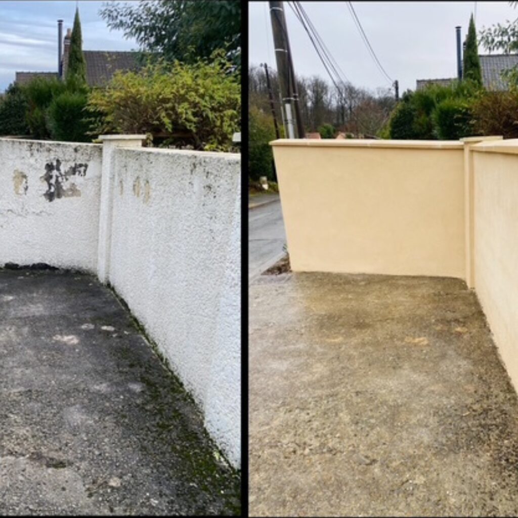 Rénovation mur extérieur !